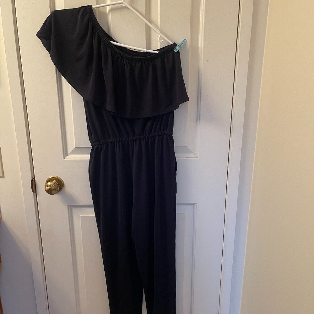New Lauren Ralph Lauren One-Shoulder Jumpsuit - Size XS - Picture 5 of 7